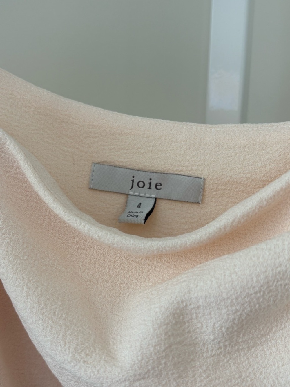 Joie Ruched Draped Spaghetti Strap Asymmetric Cami Top SZ 4 - Picture 2 of 6